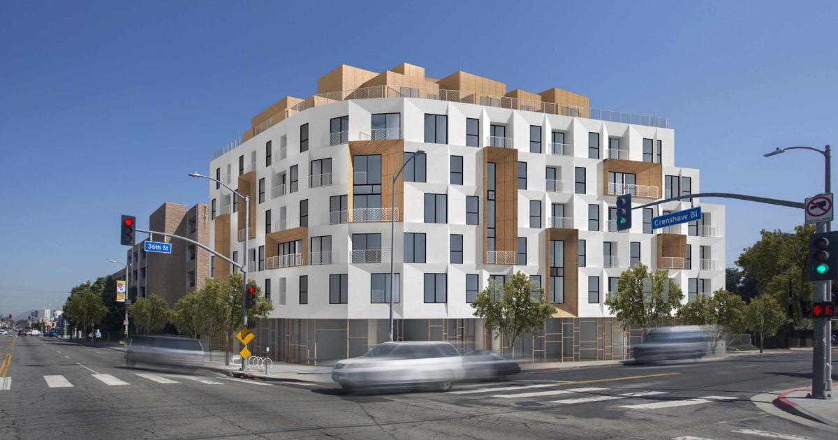 First Look at Proposed Apartment Complex at 36th & Crenshaw Urbanize LA
